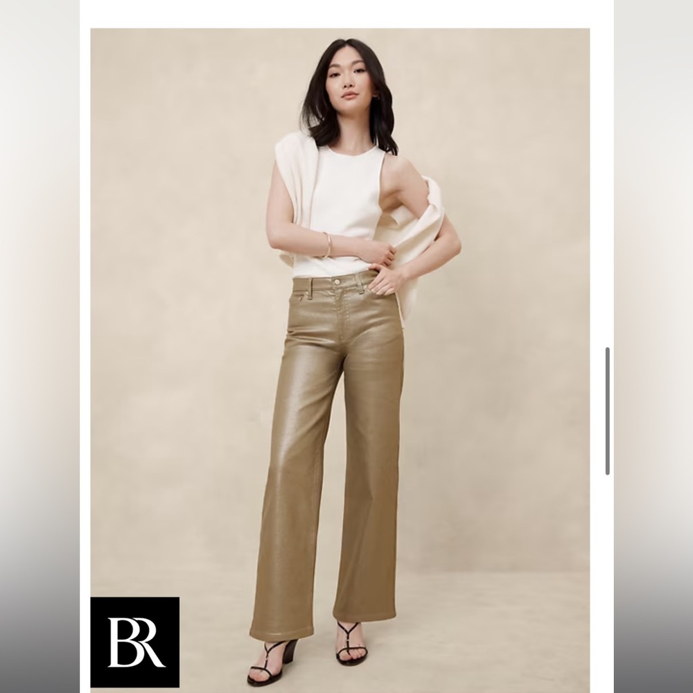 Banana Republic Factory High Rise Women Jeans - Tan